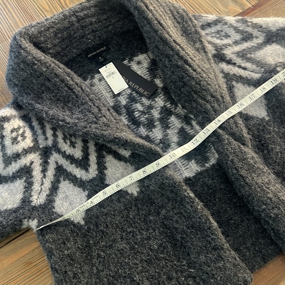 Banana Republic NWT Shawl Collar Alpaca Blend Sweater - Picture 6 of 8